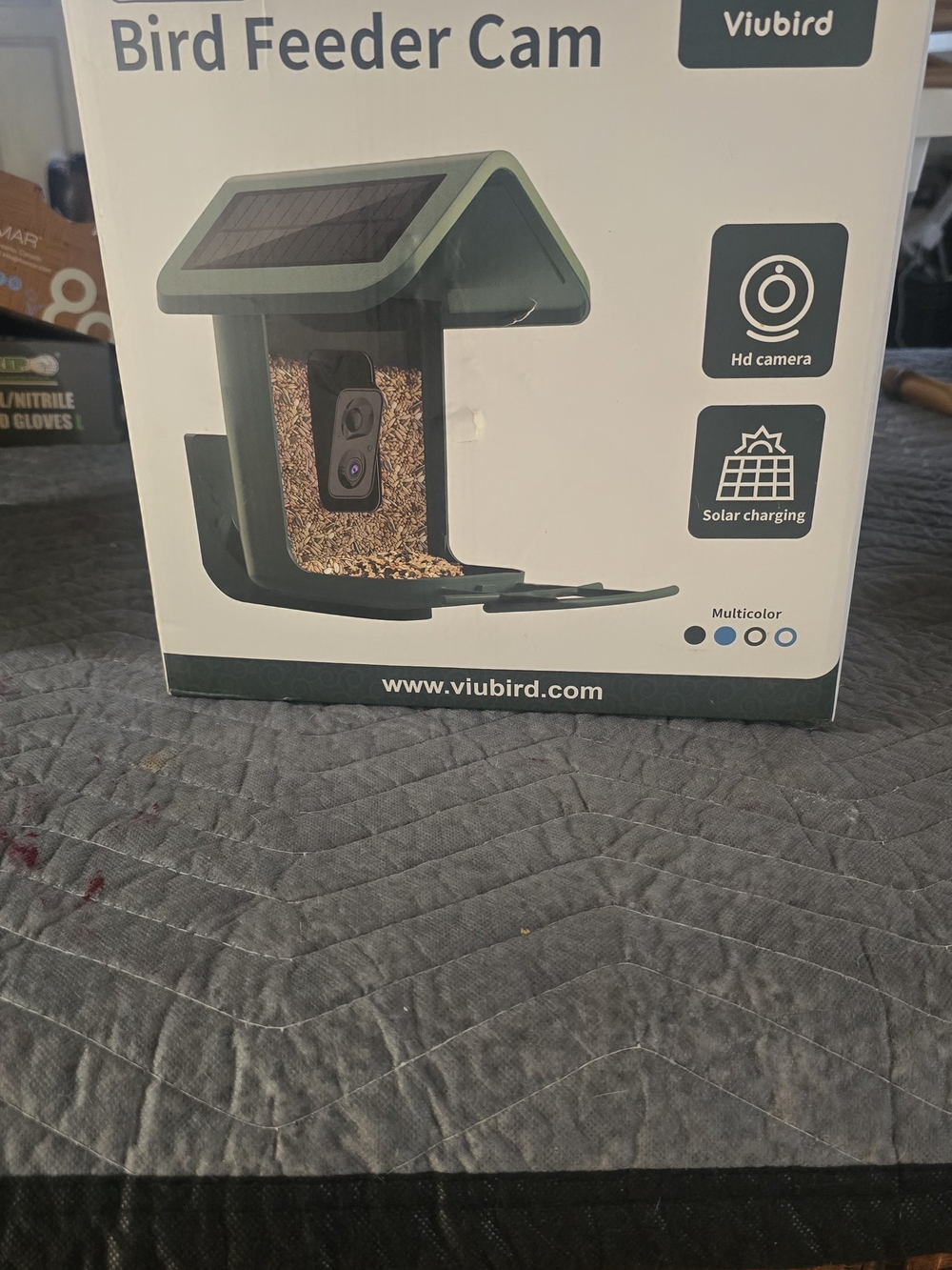 Kiwi Green and Brown Smart Bird Feeder with Dual Cameras